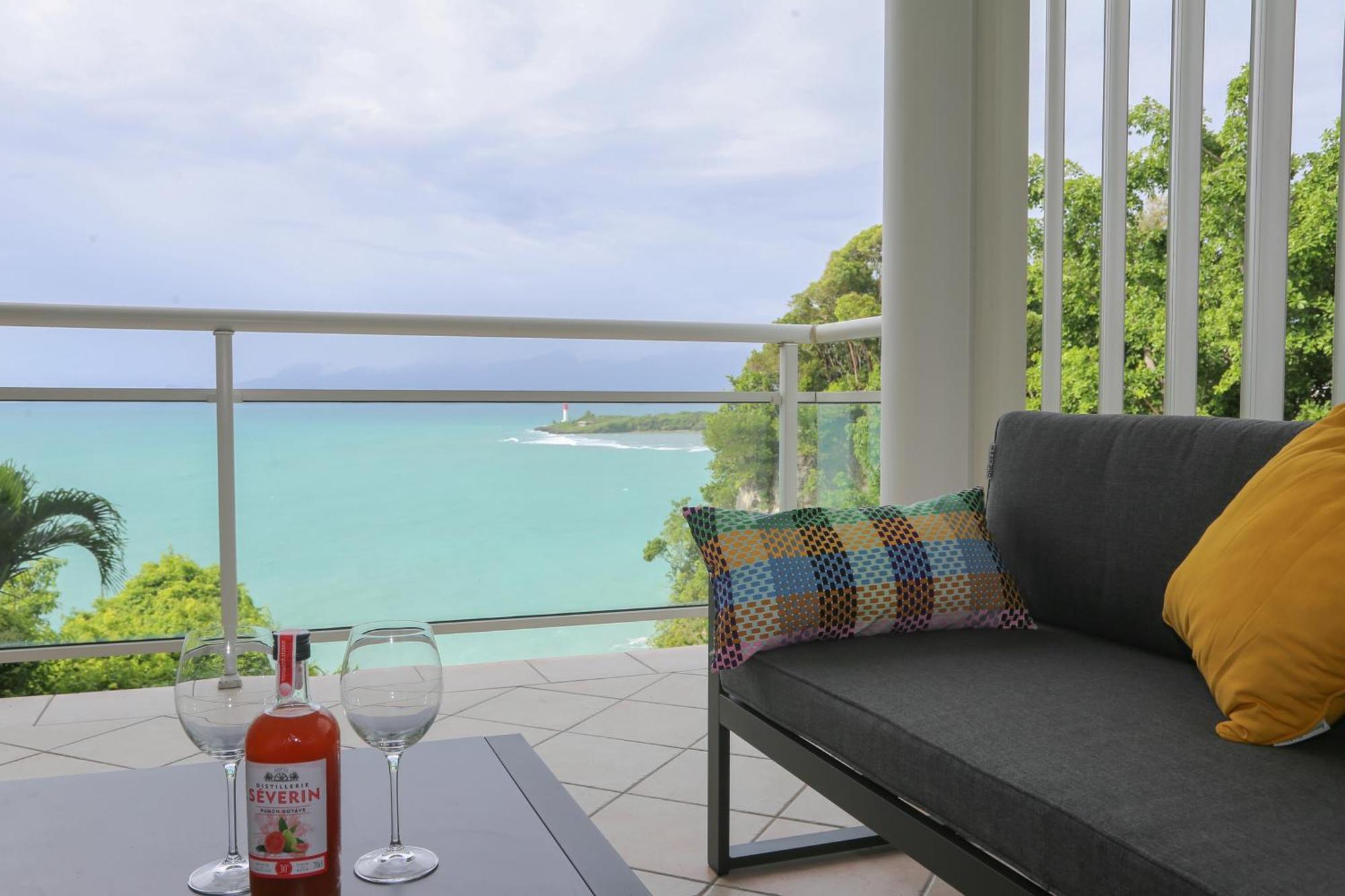La Vue Du Phare - Appartement Neuf Avec Vue Imprenable Et Acces Crique Le Gosier  Exterior foto